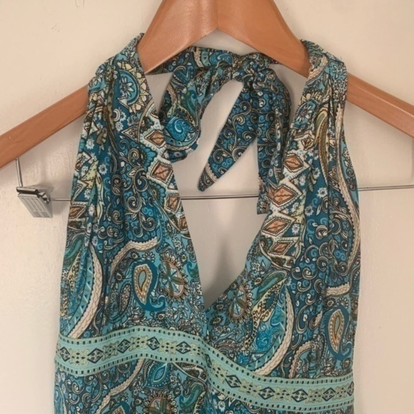 El Shadai Collection Blue MAXI Dress Small - Picture 5 of 10